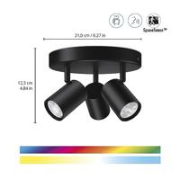 WiZ 3-lichts opbouwspotImageo smart - zwart - 929003211001 - thumbnail