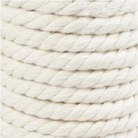 Creativ Company Macramétouw, l: 12 m, d 8,5 mm, off-white, 300 gr/ 1 rol - thumbnail