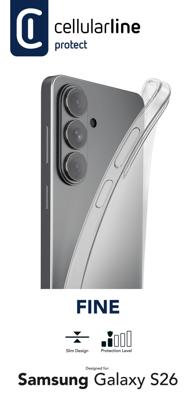 Cellularline Backcover Samsung Galaxy S26 Transparant