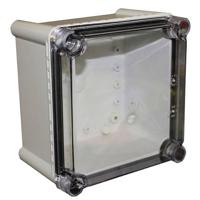 Camdenboss CHDX7-221C Universele behuizing 190 x 190 x 130 Polycarbonaat Grijs 2 stuk(s) - thumbnail