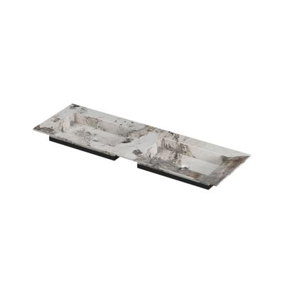 INK Post Wastafel keramische slab envelop bak dubbel zonder kraangaten 140x45x1 Island glossy INK Post Wastafel keramische slab envelop bak dubbel zonder kraangaten 140x45x1 Island glossy