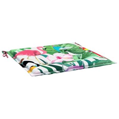 VidaXL Tuinstoelkussens 4 st 50x50x4 cm stof meerkleurig