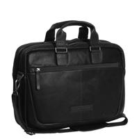 The Chesterfield Brand Seth - Leren Laptoptas - Zwart - thumbnail