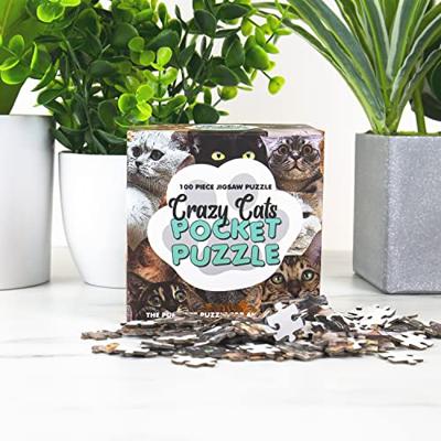 Gift Republic Pocket Puzzles - Gekke Katten