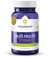 Vitakruid Multi Nacht Vrouw 100% Vegan 30 - thumbnail