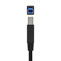 AISENS A105-0445 kabel USB 3.0 printer type A/M-B/M, zwart, 3,0 m - thumbnail