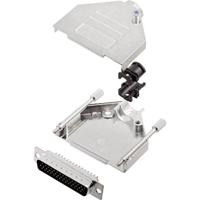encitech DTZK25-HDP44-K 6355-0012-03 D-sub male connectorset 180 ° Aantal polen: 44 Soldeerkelk 1 set(s) - thumbnail