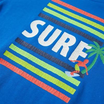 Kindershirt 116 felblauw - thumbnail