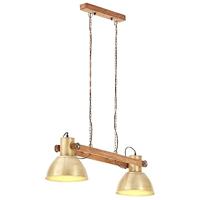 VidaXL Hanglamp industrieel 25 w e27 109 cm messingkleurig - thumbnail