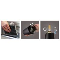 Vacuvin Wijnkoeler elegant zwart - thumbnail