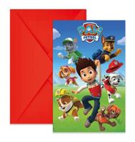 Uitnodigingen Paw Patrol (6st) - thumbnail
