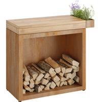 OFYR Butcher Block Storage 90 Corten - Teak Wood - thumbnail