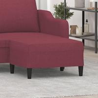 Voetenbank 70x55x41 cm stof wijnrood - thumbnail