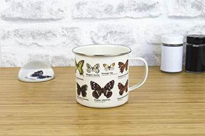Gift Republic Butterflies - Emaille Mok