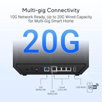 Asus RT-BE92U WiFi-router, WiFi-repeater, WiFi-accesspoint 2.4 GHz, 5 GHz, 6 GHz - thumbnail
