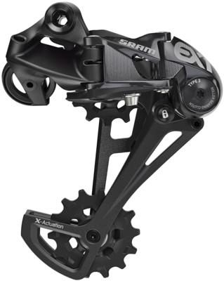 SRAM achterderailleur "ex1" rear derail. "ex1" 8-sp.,alu,black SRAM achterderailleur "ex1" rear derail. "ex1" 8-sp.,alu,black