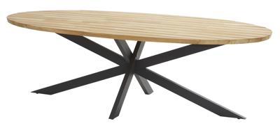 Taste by 4 Seasons | Tafelblad Prado Ellipsvorm 240 x 115 cm | Natural Teak