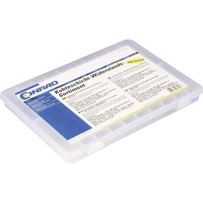 TRU COMPONENTS 418706 Koolfilmweerstand assortiment Axiaal bedraad 5 % 390 onderdelen TRU COMPONENTS 418706 Koolfilmweerstand assortiment Axiaal bedraad 5 % 390 onderdelen