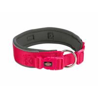 TRIXIE PREMIUM HALSBAND HOND EXTRA BREED FUCHSIA / GRAFIET GRIJS 33-42X3,5 CM - thumbnail
