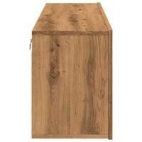 Tv-meubels 2 st wandgemonteerd 60x30x41cm artisanaal eikenkleur - thumbnail