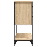 Dressoir 100x36x85 cm bewerkt hout sonoma eikenkleurig - thumbnail
