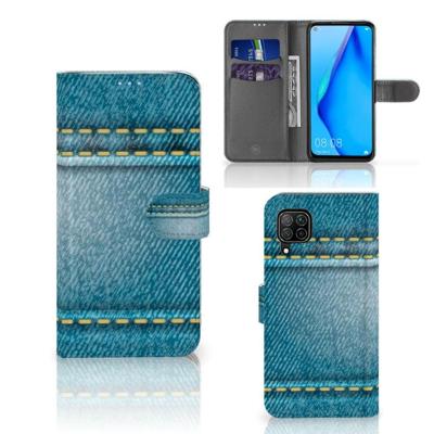 Huawei P40 Lite | Wallet Case | met Pasjes | Jeans