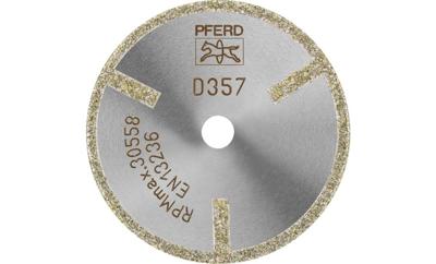 PFERD TOOLS 68405163 D1A1R 50-2-10 D 357 GAG Diamanten doorslijpschijf Diameter 50 mm Boordiameter 10 mm Duroplast, Technisch keramiek 1 stuk(s) PFERD TOOLS 68405163 D1A1R 50-2-10 D 357 GAG Diamanten doorslijpschijf Diameter 50 mm Boordiameter 10 mm Duroplast, Technisch keramiek 1 stuk(s)