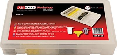 KS Tools 420.0750 Bevestigingsset clip voor Renault, 300-delig