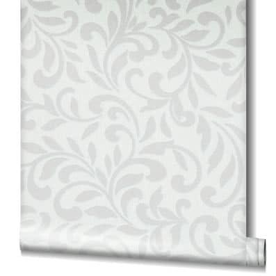 Novamur Jackie Behang met klassieke ornamenten-bladeren print - 6829-10