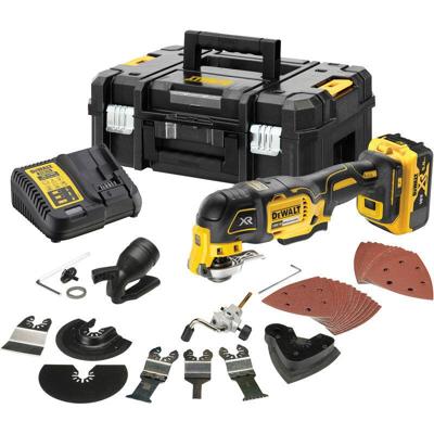 DeWalt dcs356p1 oscillerende multitool | 18v | 5.0ah | li-ion in tstak - geleverd met 1 accu - dcs356p1 DeWalt dcs356p1 oscillerende multitool | 18v | 5.0ah | li-ion in tstak - geleverd met 1 accu - dcs356p1