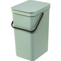 Brabantia Sort & Go afvalemmer 16 liter jade green - thumbnail