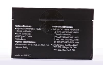 Netgear Nighthawk M1 LTE Mobile Hotspot Router wlan lte router