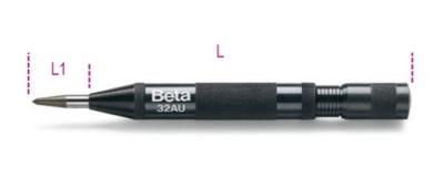 Beta 32AU Automatische centerpunt | Precisie | 3 mm - 000320160