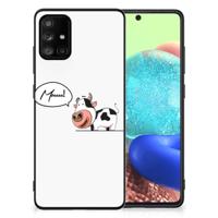 Samsung Galaxy A71 Hoesje Cow - thumbnail