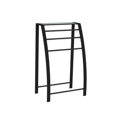 Handdoekhouder Allibert Loft-Game 55x35x90cm Staand Drie Stangen Mat Zwart Handdoekhouder Allibert Loft-Game 55x35x90cm Staand Drie Stangen Mat Zwart