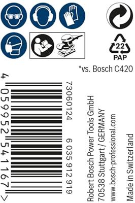 Bosch Accessories EXPERT M480 2608900778 Schuurnetrol Ongeperforeerd Korrelgrootte (num) 120 1 stuk(s)
