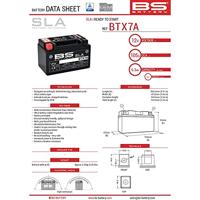 BS-BATTERY Bs-batterij batterij "btx7a / btx7a-bs". btx7a battery bs sla - thumbnail