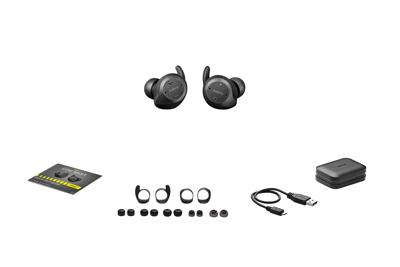 Elite Sport - Werkelijk draadloze koptelefoon met micro - inwendig - Bluetooth - zwart