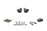 Elite Sport - Werkelijk draadloze koptelefoon met micro - inwendig - Bluetooth - zwart - thumbnail