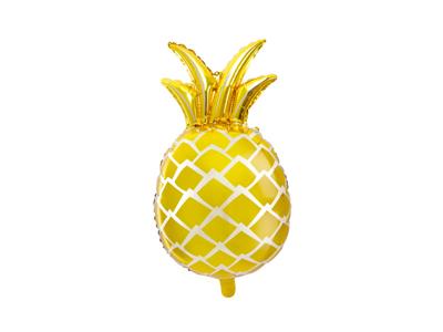 Folieballon metallic Ananas