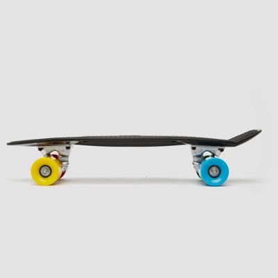 Skatebord oldschool retro board black