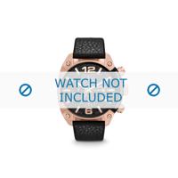 Horlogeband Diesel DZ4297 Leder Zwart 24mm - thumbnail