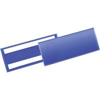 Durable Etikettenhouder | B210xH74mm blauw | zelfklevend | pak a 50 stuks - 179407 179407 - thumbnail