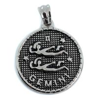 Metalen Horoscoop Hanger Tweelingen (25 mm) - thumbnail