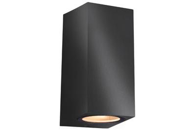 NØRD Up&Down - LED's Light LED Buitenlamp met GU10 fitting - Rechthoek - IP44 - Antraciet - Model Milaan