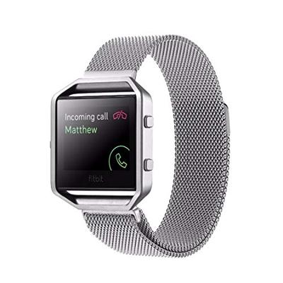 Milanese FitBit Blaze horloge band alleen voor Fitbit Blaze - Zilverkleurig Milanese FitBit Blaze horloge band alleen voor Fitbit Blaze - Zilverkleurig