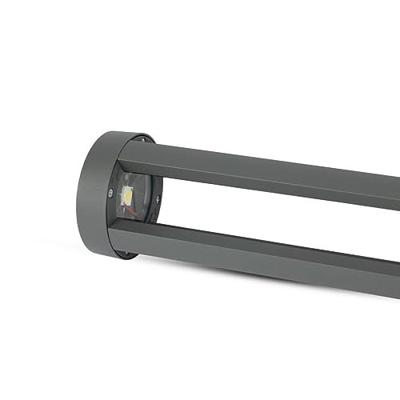 V-TAC VT-820 218328 LED-tuinlamp Energielabel: F (A - G) 10 W LED Grijs