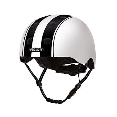 Melon helm urban active double black white m-l