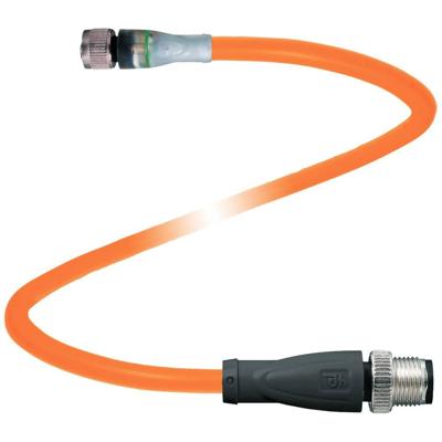 Pepperl+Fuchs 70112322 Sensor/actuator connector, geassembleerd Aantal polen (sensoren): 3, 3 2.5 m 1 stuk(s)