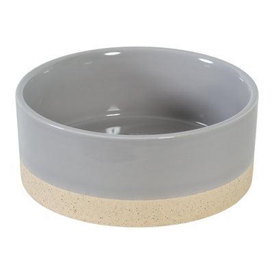 Zolux olaria voerbak keramiek grijs